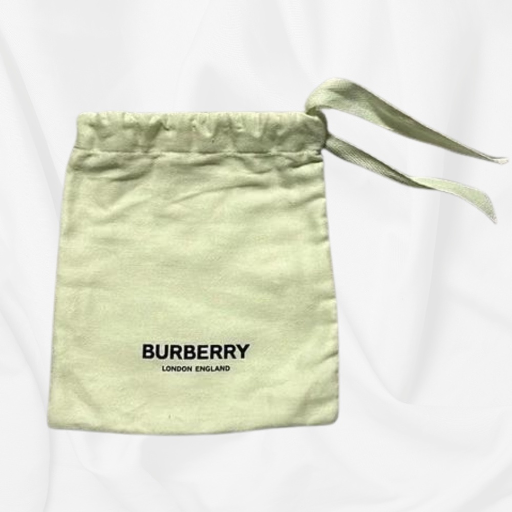 BURBERRY Small Drawstring Dust Bag in Green￨(Size 7" x 8.25")